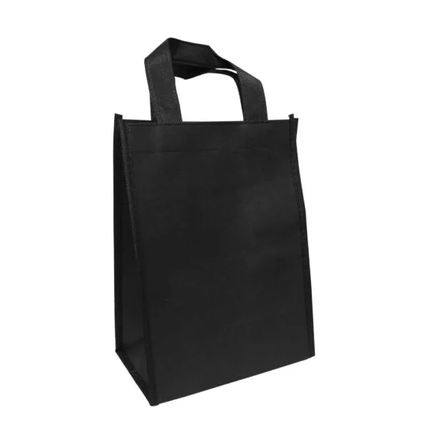 A5 Black Non Woven Shopping Bags b